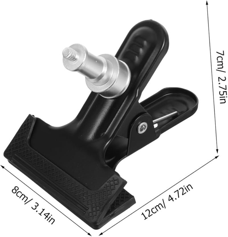 Heavy Duty Metal Spring Clamps Large 4 Inch Photography Background Clips For Backdrop Stand - Image 2